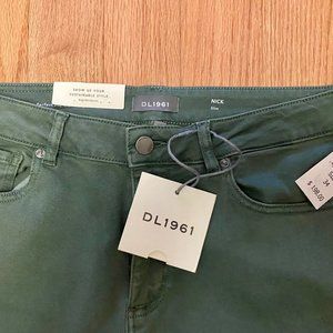 DL1961 men's green jeans NWT